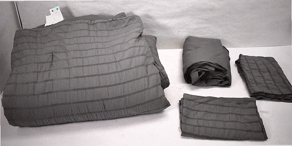 5 Piece Gray Comforter Set Sheets Set 2 Sheets/2 Pillowcases/1 Comforter Bedding