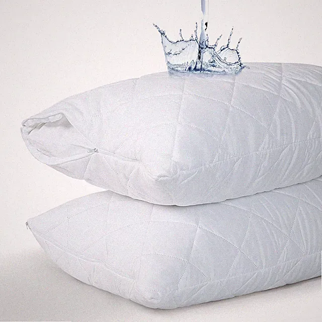 6-Pack Zippered Pillow Protector Covers 20x 30 Waterproof Breathable Pillowcases