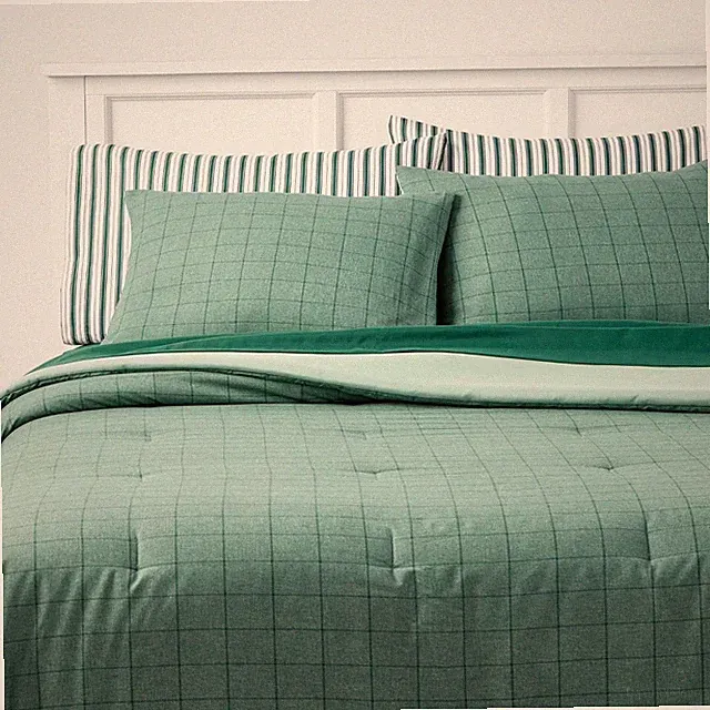 7pc Queen Comforter and Sheet Set Emerald Green - Room Essentials