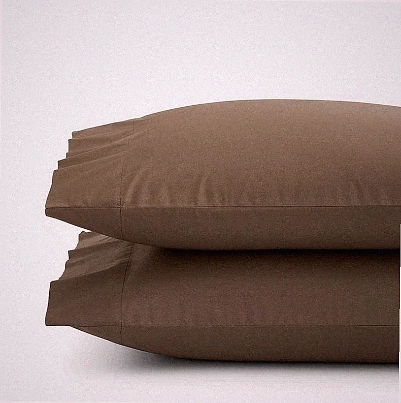 Classic Cool Cotton Percale Pillowcase Set | Crisp, Breathable Bedding