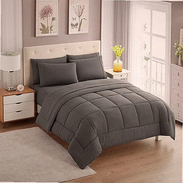 Comforter Set with Sheets - Soft & Breathable Piece Bedding Collection - 1 Comfo
