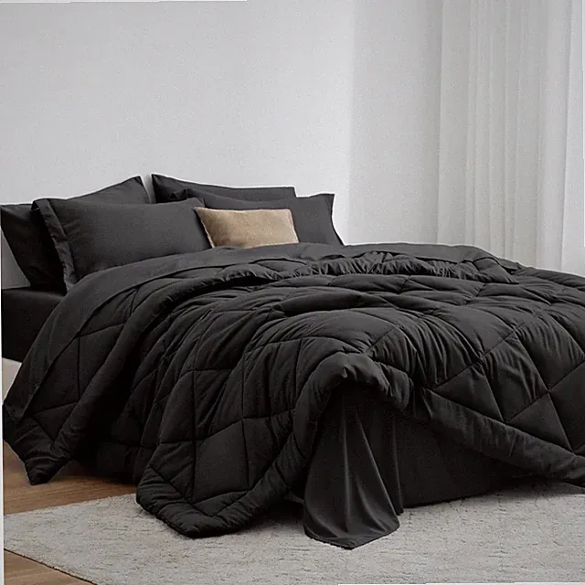 Full Bedding Set - 7 Piece Comforter Ensemble