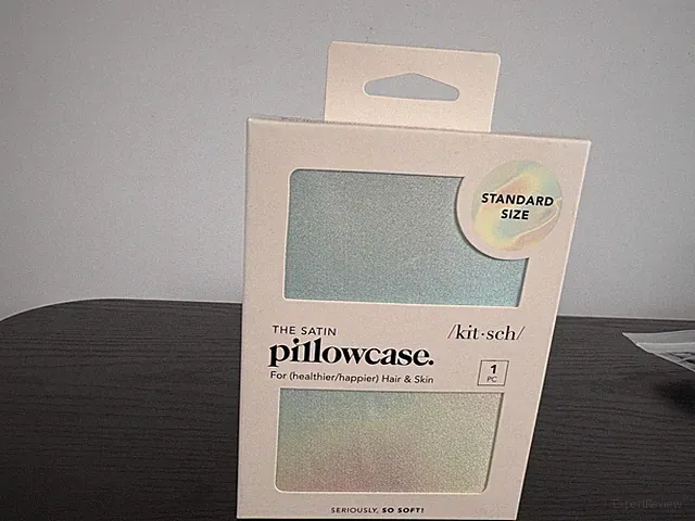 Kitsch Satin Pillowcase Aura Standard Size Invisible Zip Closure 26x19in