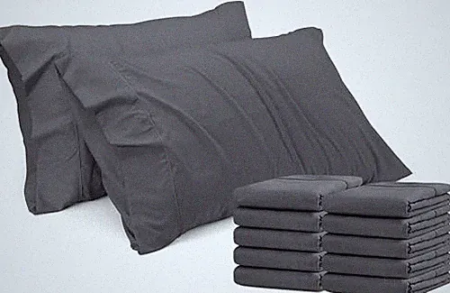 Utopia Bedding King Pillowcases - 12 Pack - Bulk Pillowcase Set - Envelope